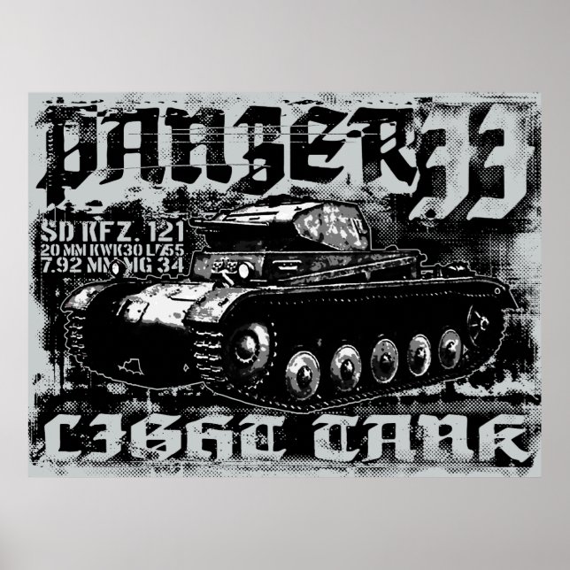 Impresión Panzer II (Frente)