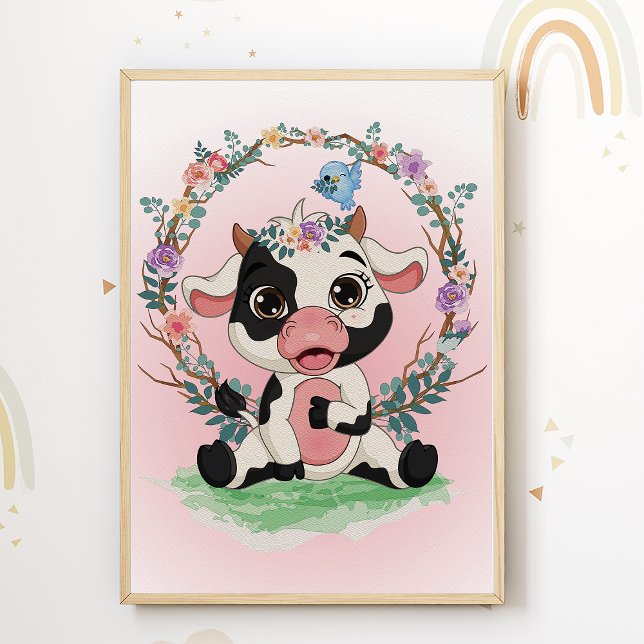 Impresión para habitación de niños Cow Candy (Subido por el creador)