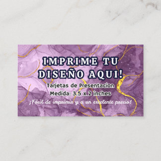 Impresion para Tarjetas de Presentacion Negocio