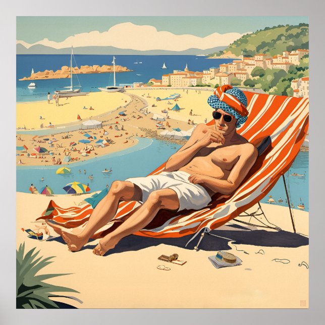 Impresión para tomar el sol en inglés (Frente)