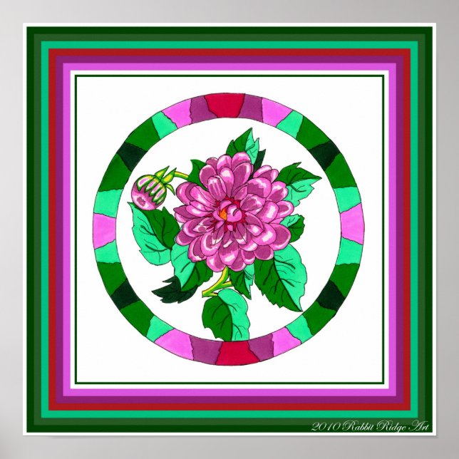 Impresión peony (Frente)
