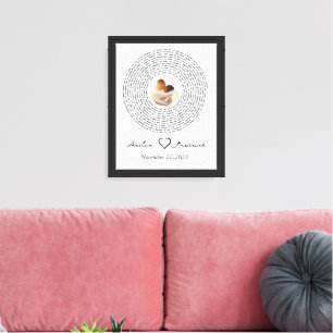 Impresión personalizada de Bodas - Nombres persona