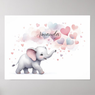 Impresión personalizada de elefantes elefantes per