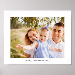 Impresión personalizada de foto y nombre de famili