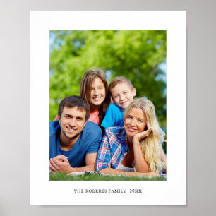 Impresión personalizada de foto y nombre de famili