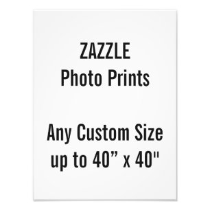 Impresión personalizada de la foto de 30x40 cm, o