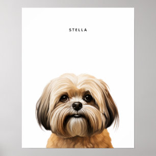 Impresión personalizada de Lhasa Apso
