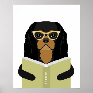 Impresión personalizada de perro Cavalier