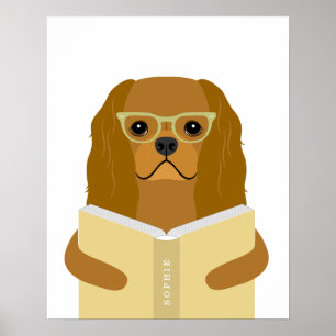 Impresión personalizada de perro Cavalier