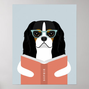 Impresión personalizada de perro Cavalier