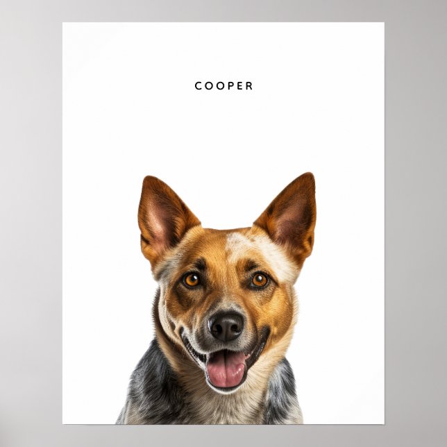 Impresión personalizada de perro de ganado de Aust (Frente)
