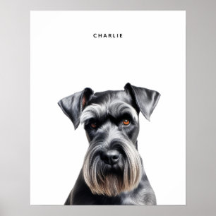 Impresión personalizada estándar Schnauzer