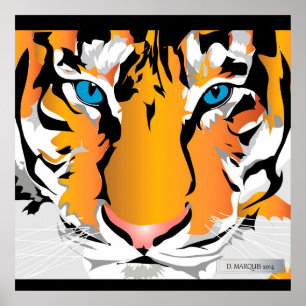 IMPRESIÓN personalizado-NARANJA TIGER