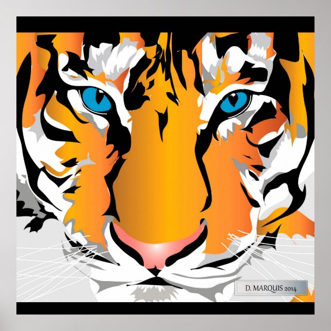 IMPRESIÓN personalizado-NARANJA TIGER (Frente)