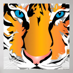 IMPRESIÓN personalizado-NARANJA TIGER