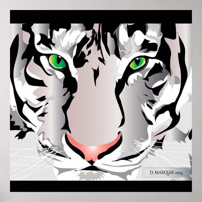IMPRESIÓN personalizado-TIGER-BLANCO/GRIS (Frente)