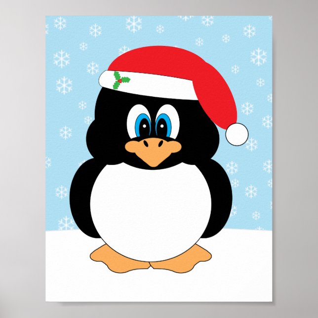 Impresión pingüina de navidades (Frente)