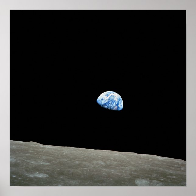 Impresión Planet Earth Rising (Frente)