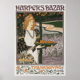 Impresión poster: Art Nouveau - L.Rhead - Acción d