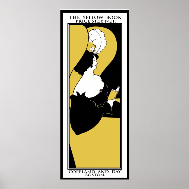 Impresión poster: Aubrey Beardsley "El libro amari (Frente)