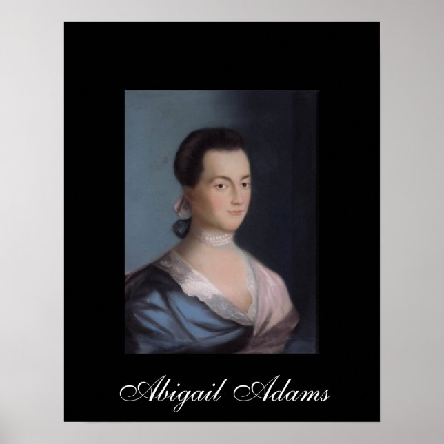 Impresión Poster de Abigail Adams (Frente)
