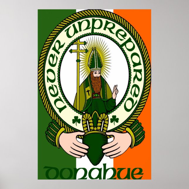 Impresión Poster de Donahue Clan Motto (Frente)