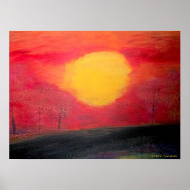 Impresión poster de "El viaje" de Mahri Shelton (Frente)