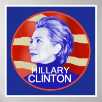 Impresión POSTER de Hillary Clinton