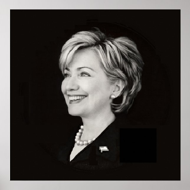 Impresión POSTER de Hillary Clinton (Frente)