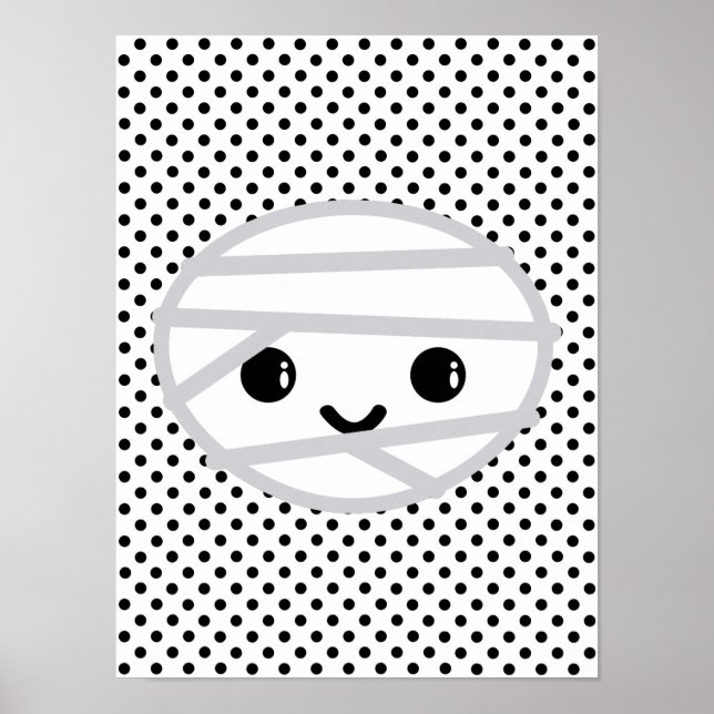Impresión Poster de Kawaii Mummy (Frente)