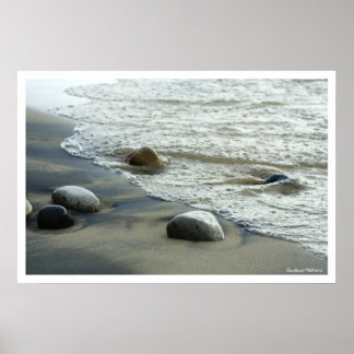 Impresión Poster de las Rocas de la Playa de los G