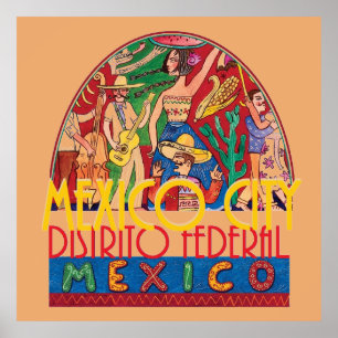 Impresión POSTER de MÉXICO CITY Mexico