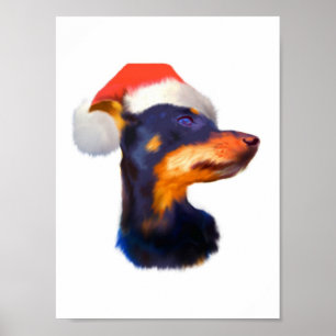 Impresión Poster de Navidades de Pinscher en minia