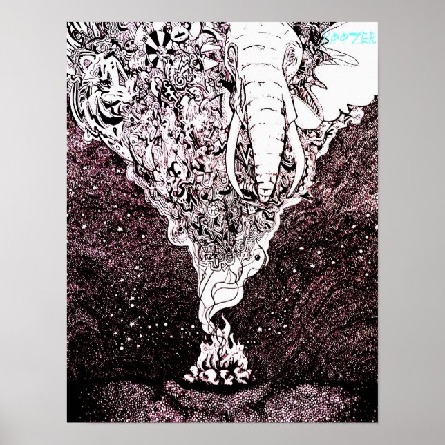 Impresión poster de obras de arte originales (Frente)