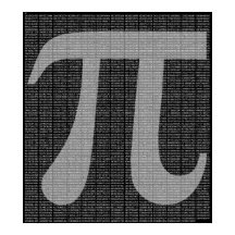 Impresión Poster de Pi a 10.000 dígitos