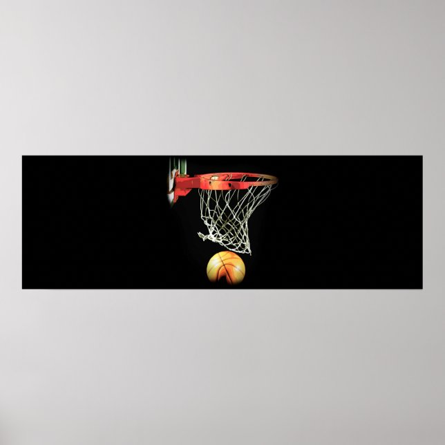 Impresión Poster de puerta de trabajo de baloncest (Frente)