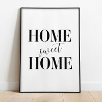 Impresión Poster de tipografía casera dulce