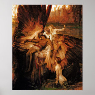 Impresión poster: El lamento por Icarus de H. Drap