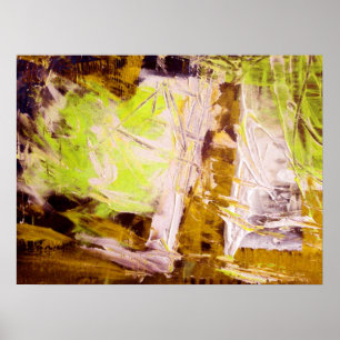 Impresión Poster expresionista abstracta moderna