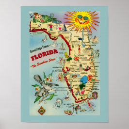 Impresión Poster Florida 12x16