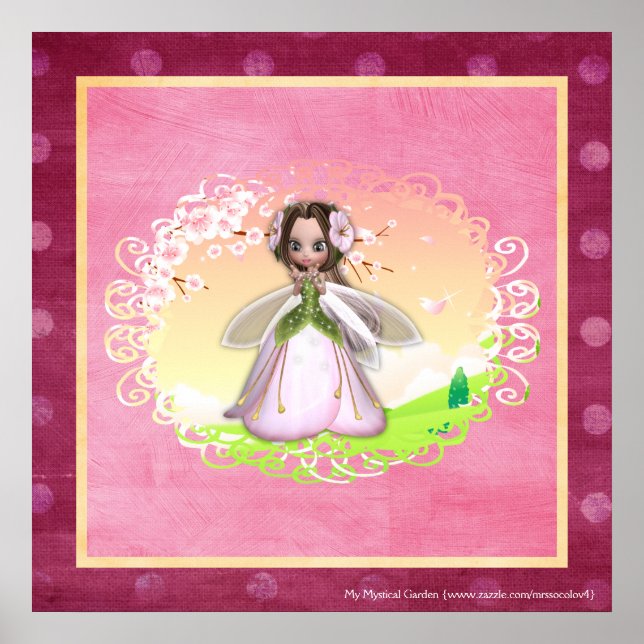 Impresión Poster Flower Fairy Design 2 (Frente)