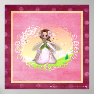 Impresión Poster Flower Fairy Design 3