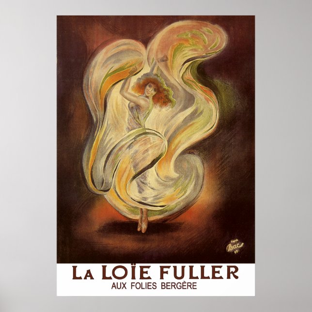 Impresión poster: Folies Bergere La Loie Fuller (Frente)
