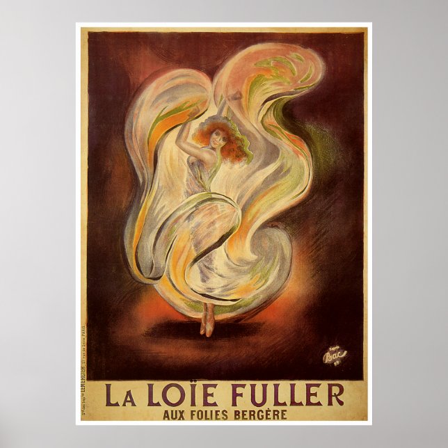 Impresión poster: Folies Bergere La Loie Fuller (Frente)