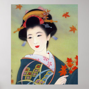 Impresión Poster Geisha