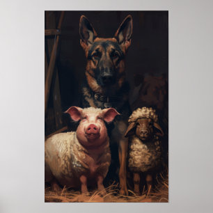 Impresión Poster George Orwell - Literatu, 1984