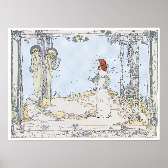 Impresión poster: Los bosques de Jesse King (Frente)