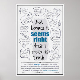 Impresión Poster "Parece correcto" ("24 x 36", sem