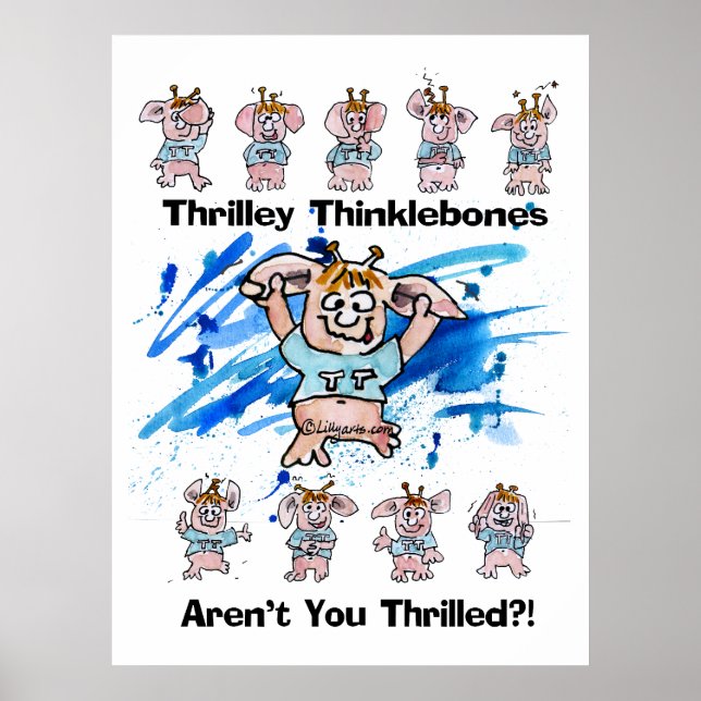 Impresión Poster Thrilley Thinklebone (Frente)