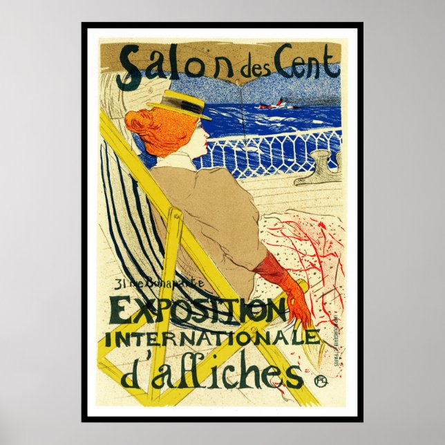Impresión poster: Toulouse Lautrec - Salon des Cen (Frente)